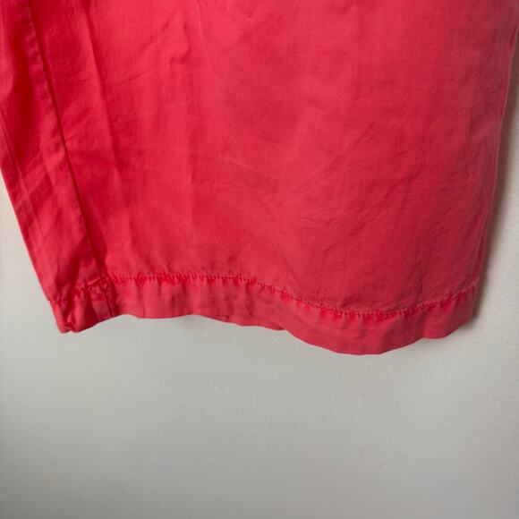 Fresh Produce Coral Washed Cotton Cropped Loose Fit Pull-On Pants Pockets Sz 1X - Picture 3 of 8